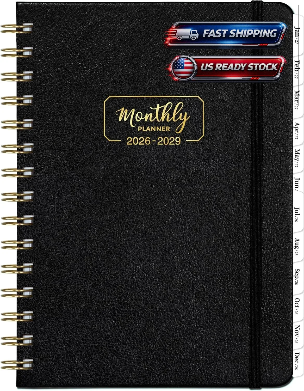 2026-2028 Monthly Planner – 3 Year Monthly Planner 2026-2028, Jan. 2026 – Dec