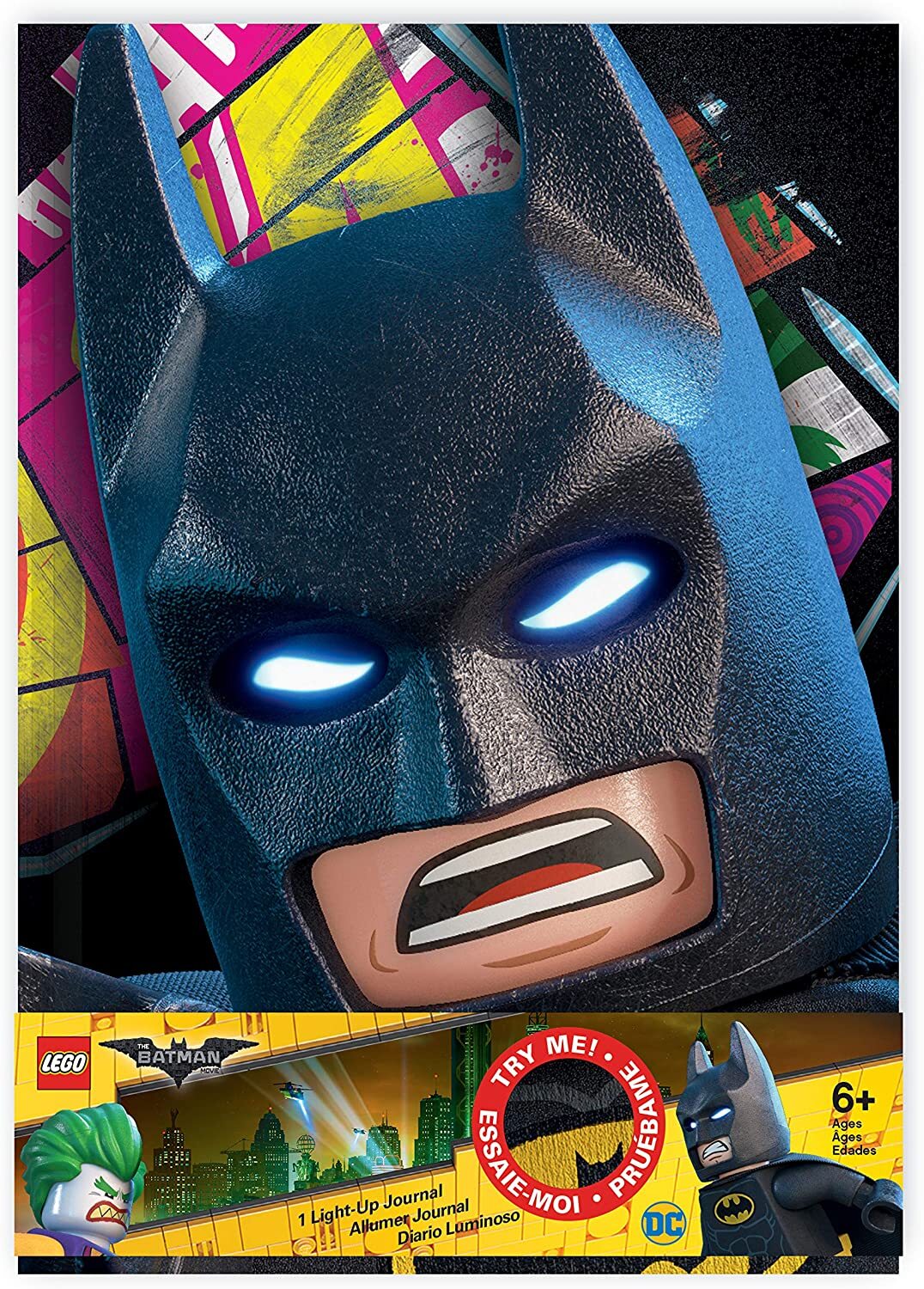 LEGO BATMAN JOURNAL Kids 80-Page Hardcover DC Comics Movie FREE S&H PLEASE READ