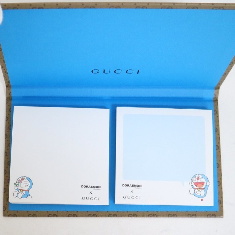 GUCCI x Doraemon collaboration memo pad special letter paper set 4 pieces Japan
