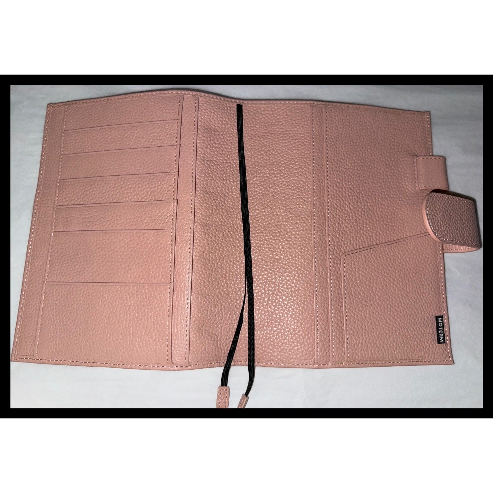 Moterm Planner Cover B6 Pink Pebbled Leather Organizer
