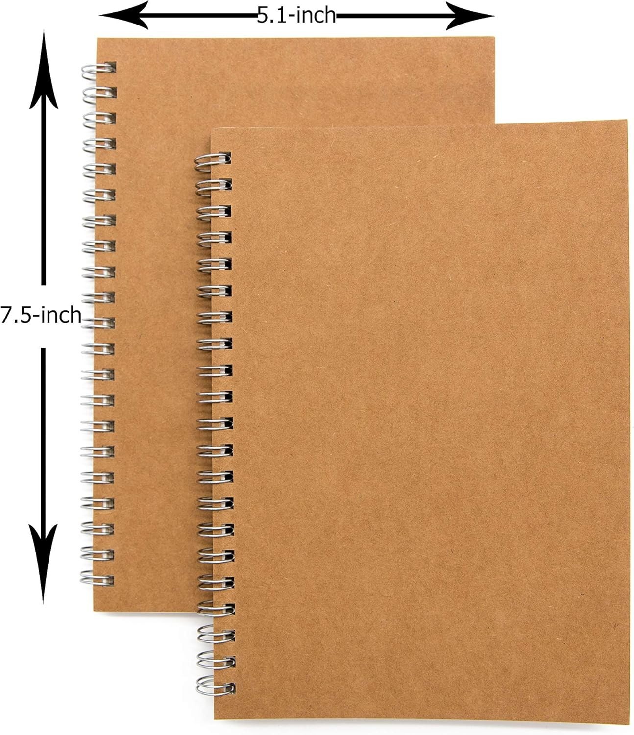 Artistic Bound Spiral Notebook Journal 100 Pages | Ideal for Writing & Sketching