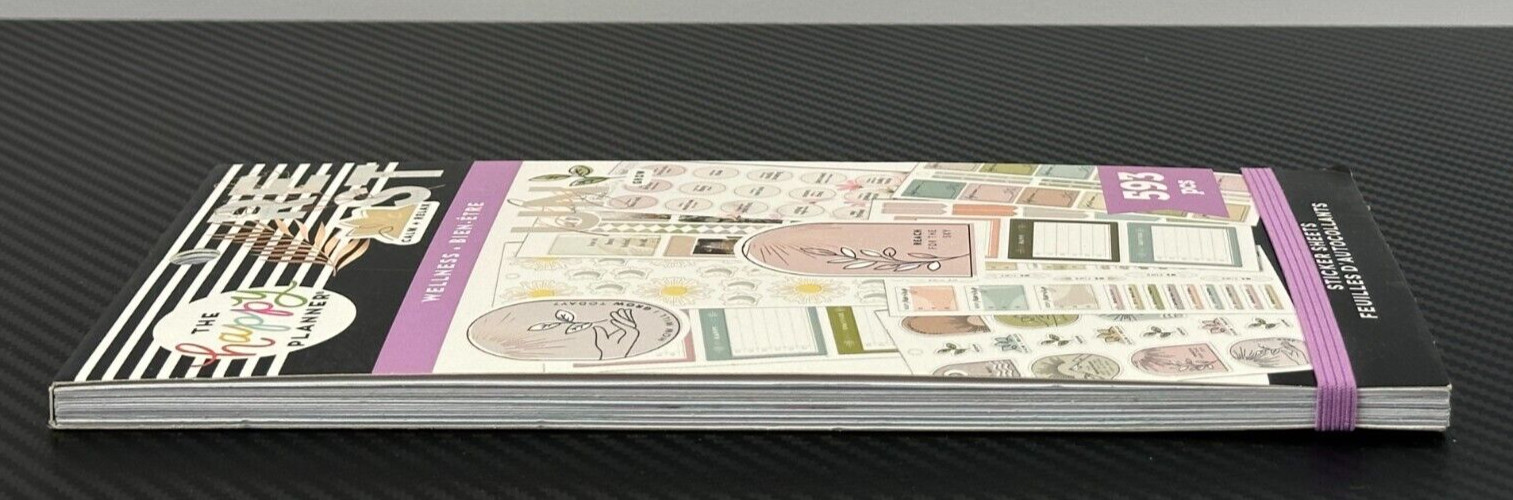 The Happy Planner Nature of Wellness 593 Pcs Sticker Sheets