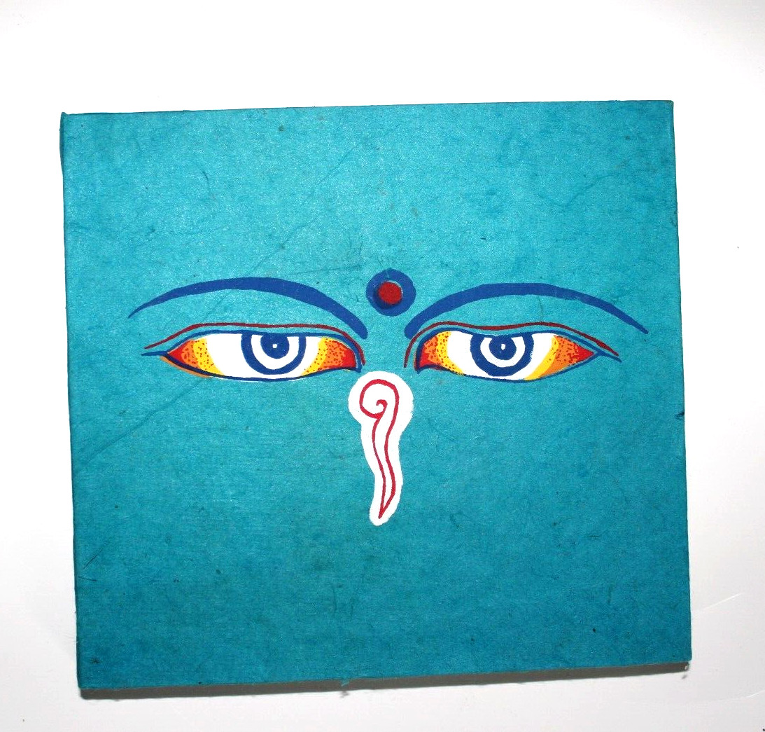 Lot of 2 Nepali 5.5″ x 5 ” Lokta paper note book