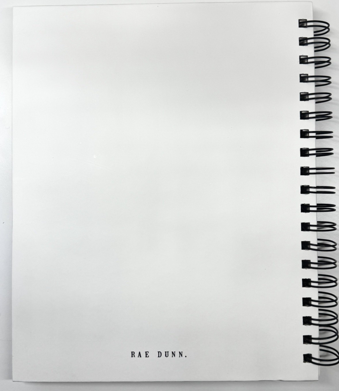 2026 2027 Planner RAE DUNN Spiral Hard Cover 17-Month 2027 Black White LARGE