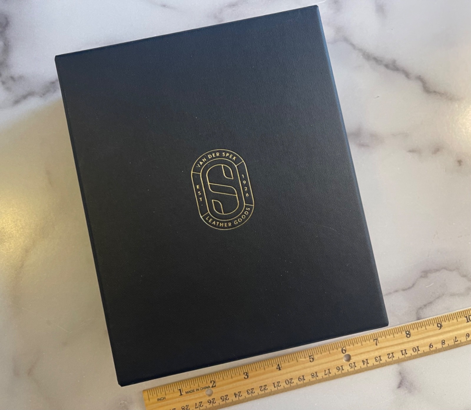 Van Der Spek TM Standard 30mm ring Leather planner -RARE TM Rose-New in box (A6)