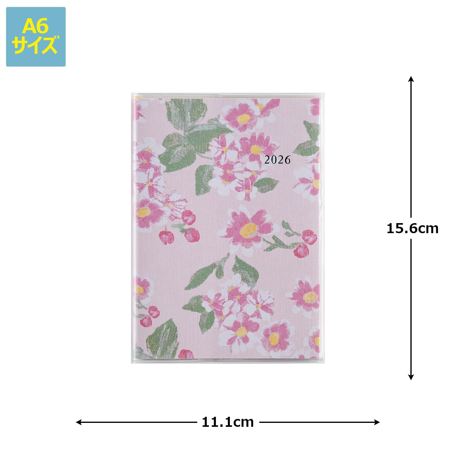 283 La Fine 3 Planner, Takahashi Shoten, 2026 Edition, Floral Pattern, Monthly,