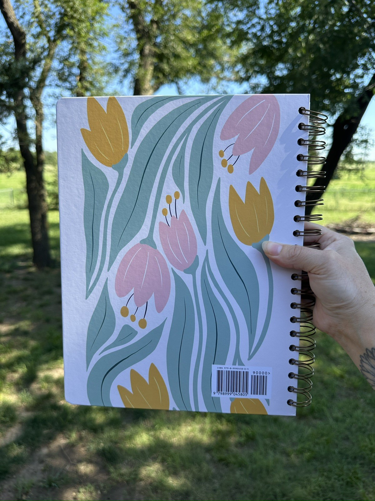 Official Spiral Bible® The Bible in a Year | 52 Week Guided 8.5 X 11, Floral