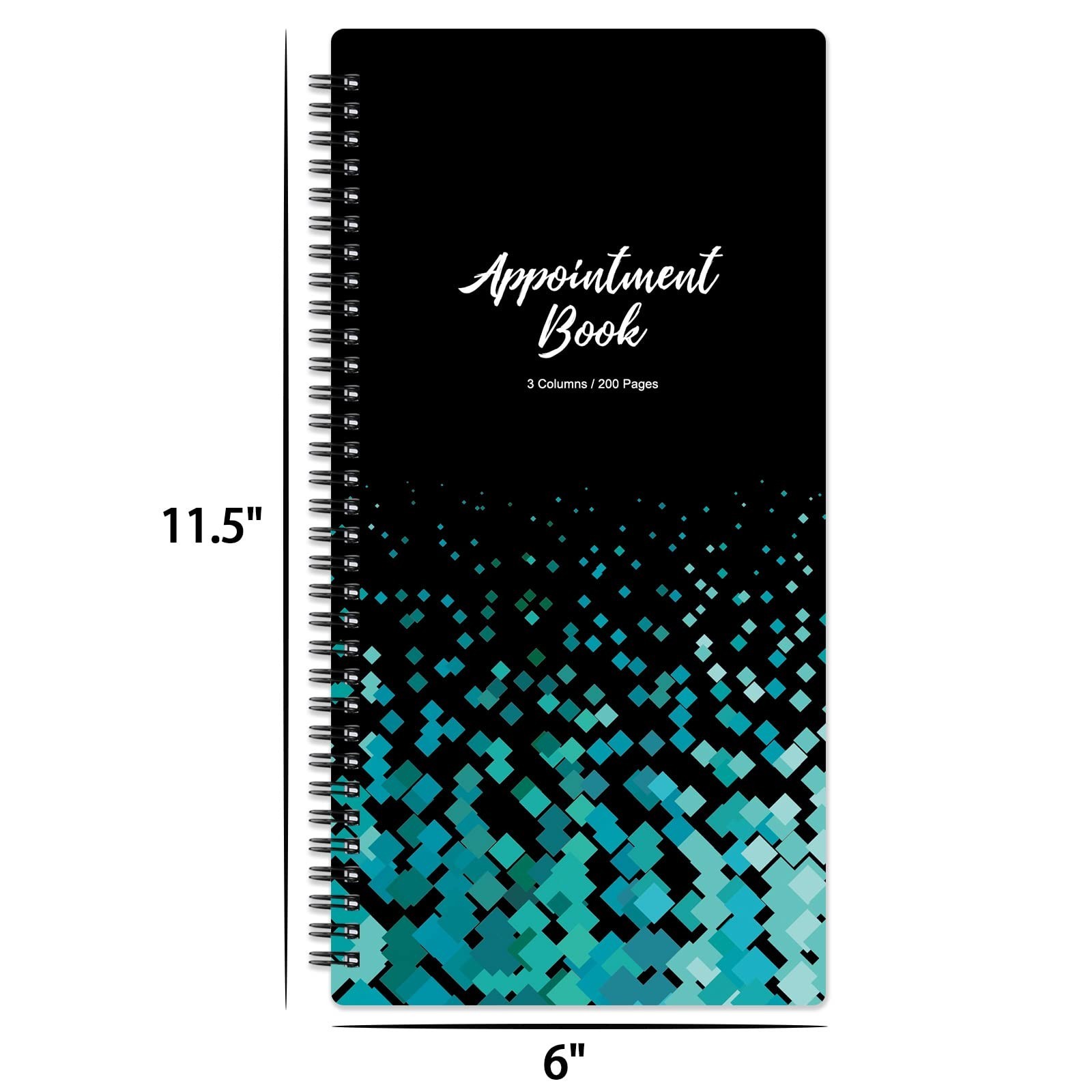 Salon Appointment Book Twin Wire Binding Schedule Book Planner for Hair Stylist