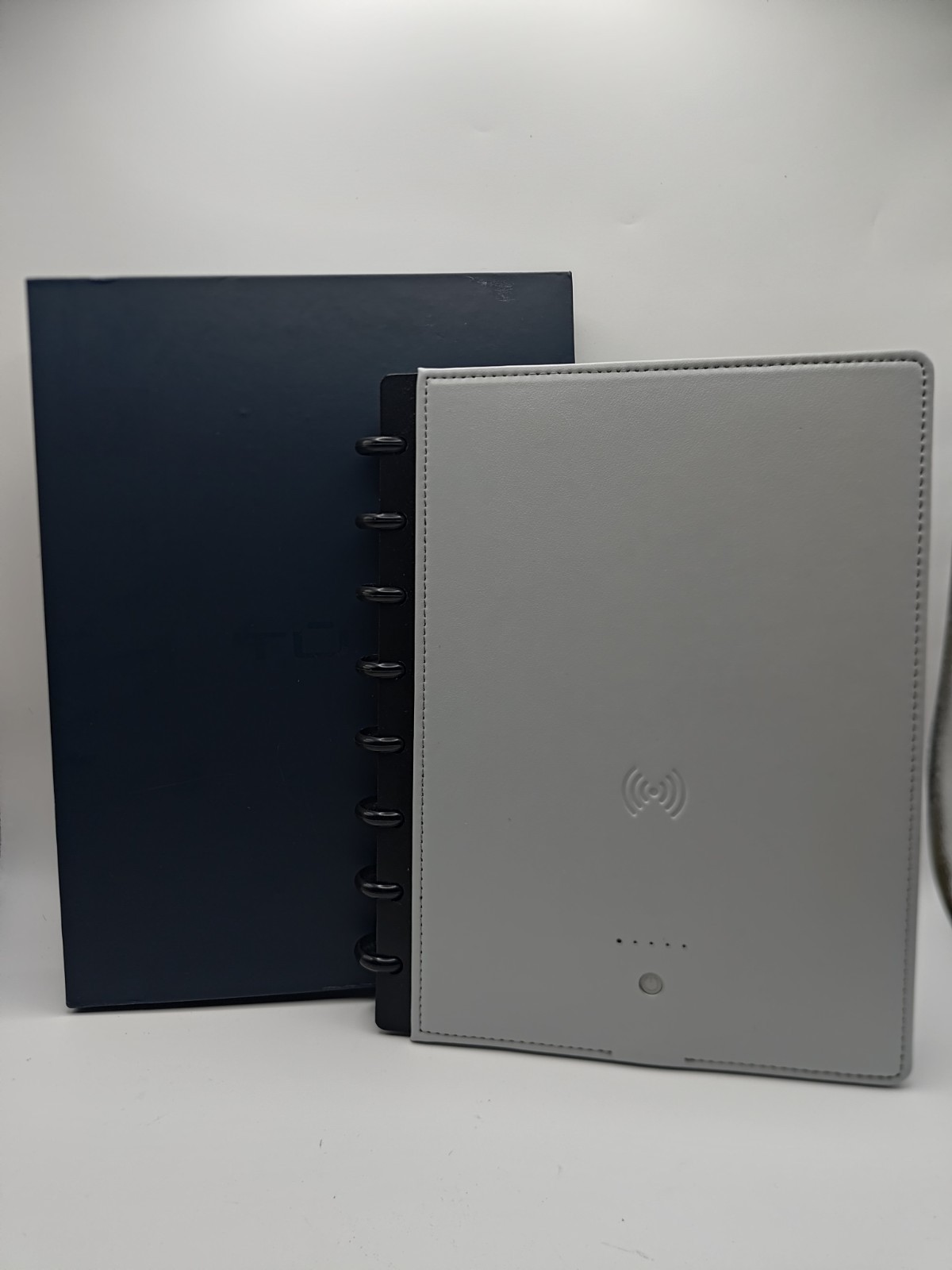 Grey TUL Charging Notebook V2 Now Open Box With Box Wireless Charging