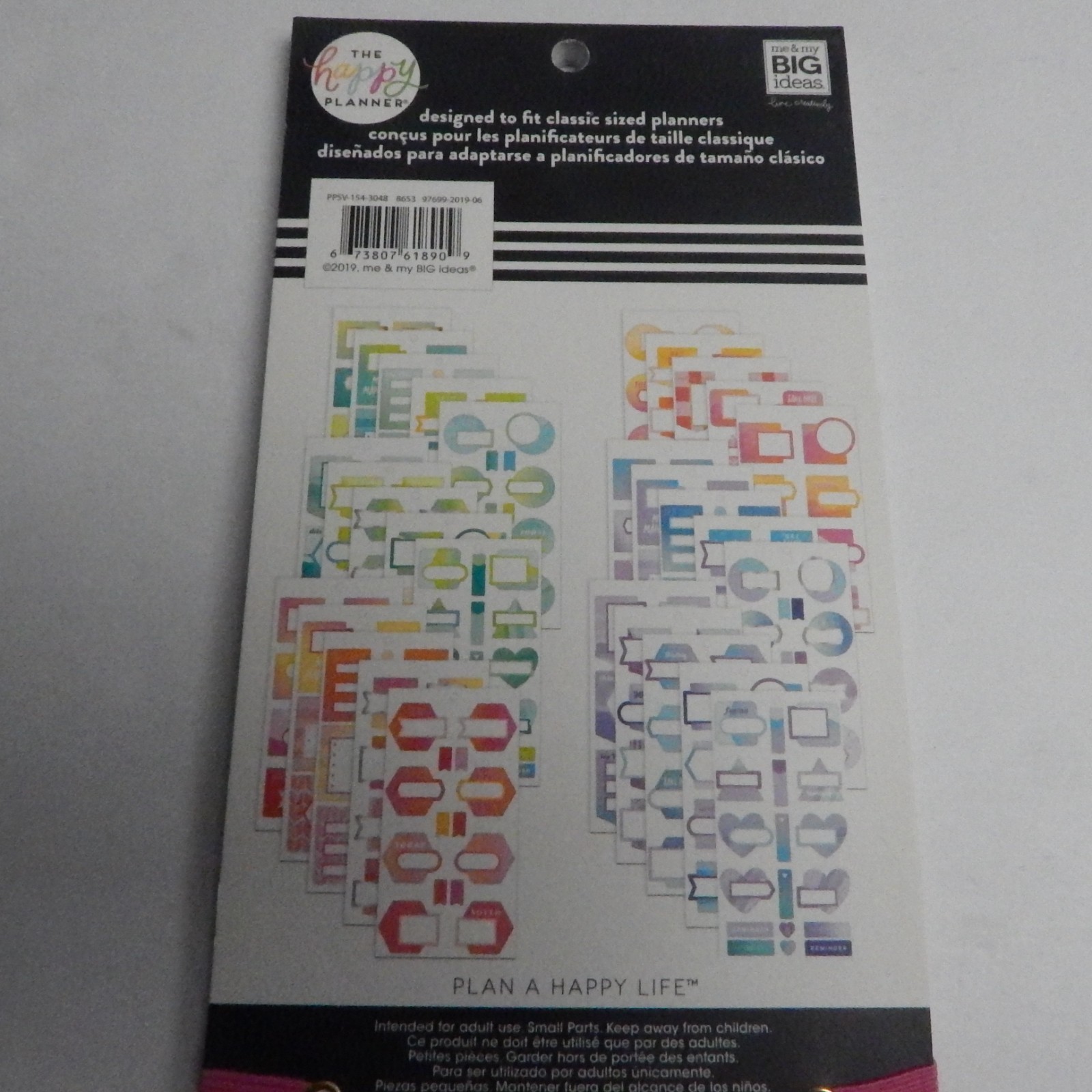 The Happy Planner 5 Sticker Books Sheets Lot of 5 Books