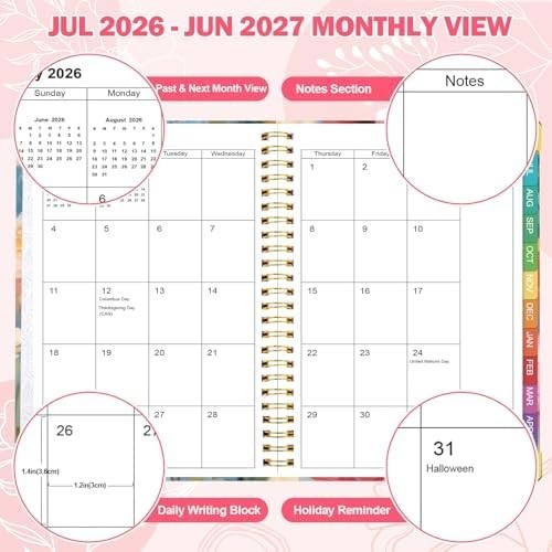 Planner 2026-2027: 2026-2027 Academic Planner Weekly and Monthly from Jul. 2026