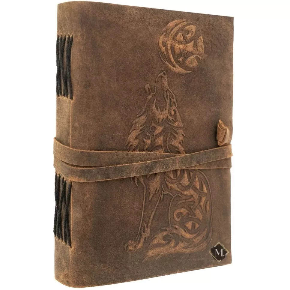 Leather Journal – Handmade 5×7″ Notebook, 200 Unlined Pages | B1G1 Combo Set