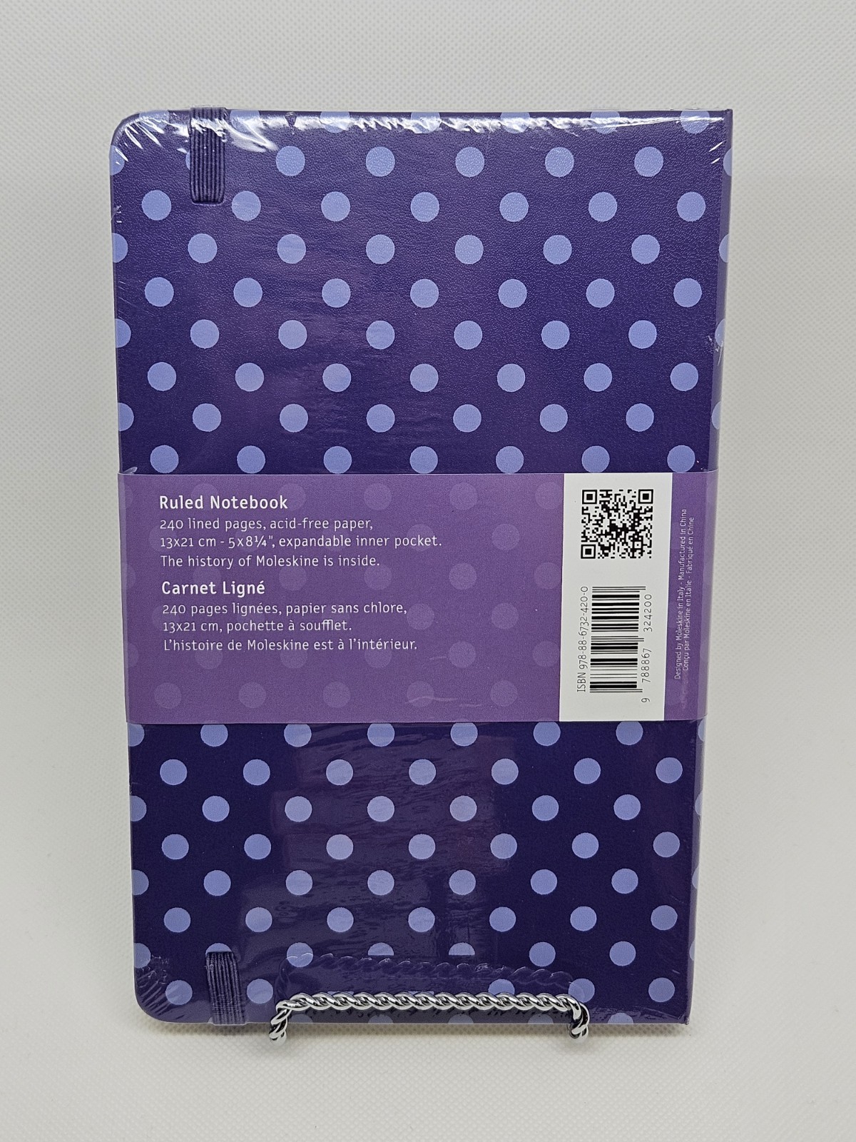 Moleskine Classic Limited Edition “Pois” (Polka Dot) Large Ruled Notebook in…
