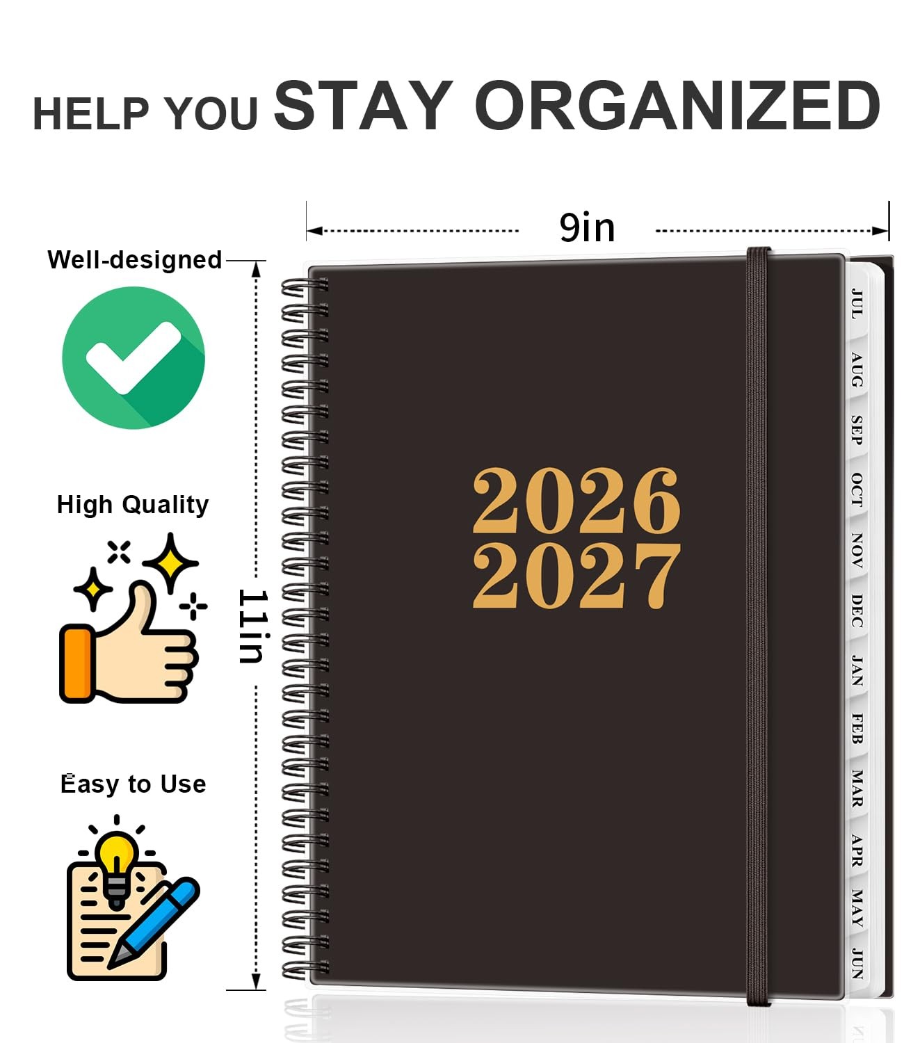 Planner 2025-2026 Weekly and Monthly Planning Book for Student Teacher Supplies