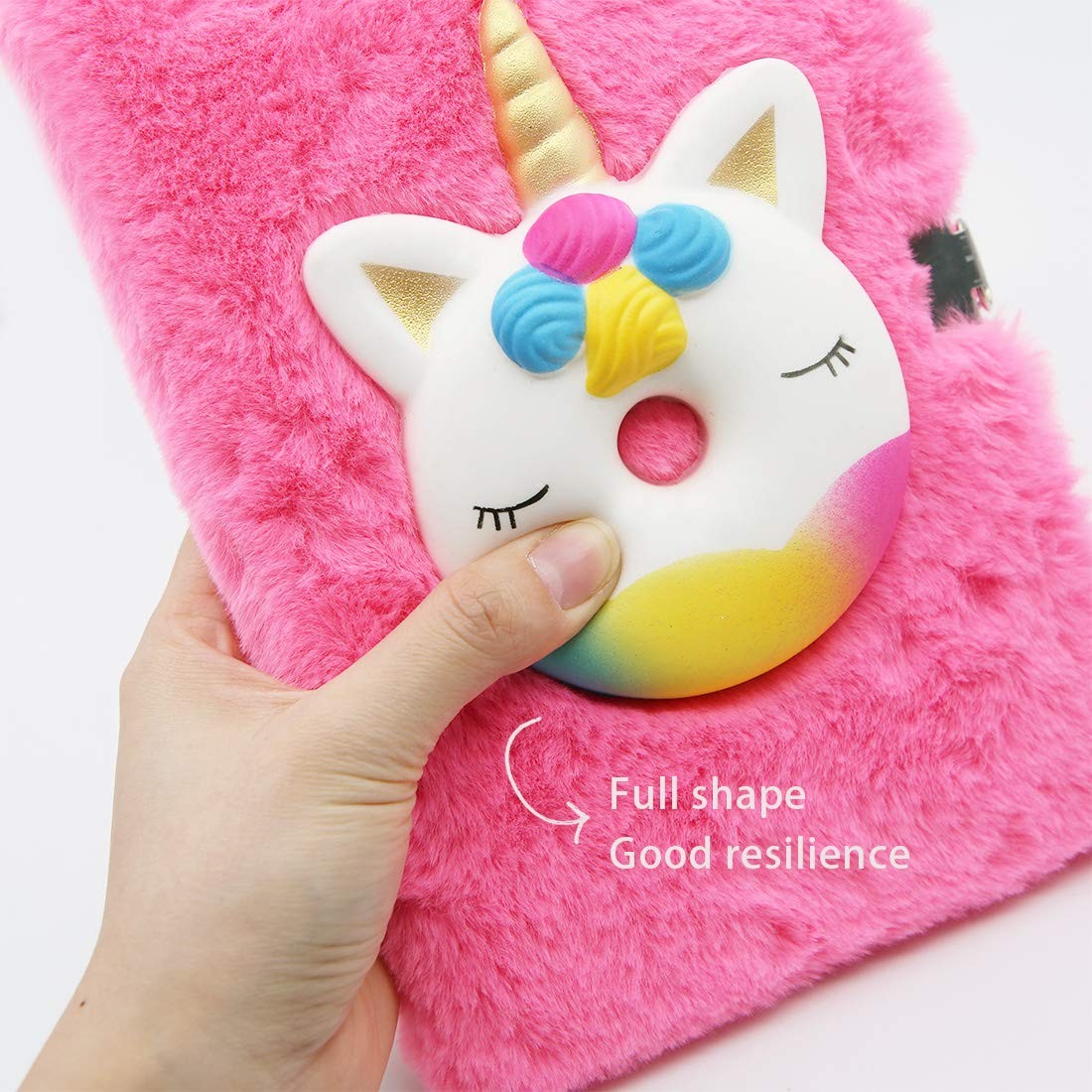 Unicorn Stationery Set,A5 Cute 22x16x3.8cm/8.8×6.3×1.5inch, Donut
