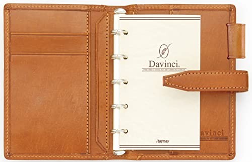 Raymay Fujii Davinci Roroma Classic Mini 5 System Planner, Dark Brown DPM3034E