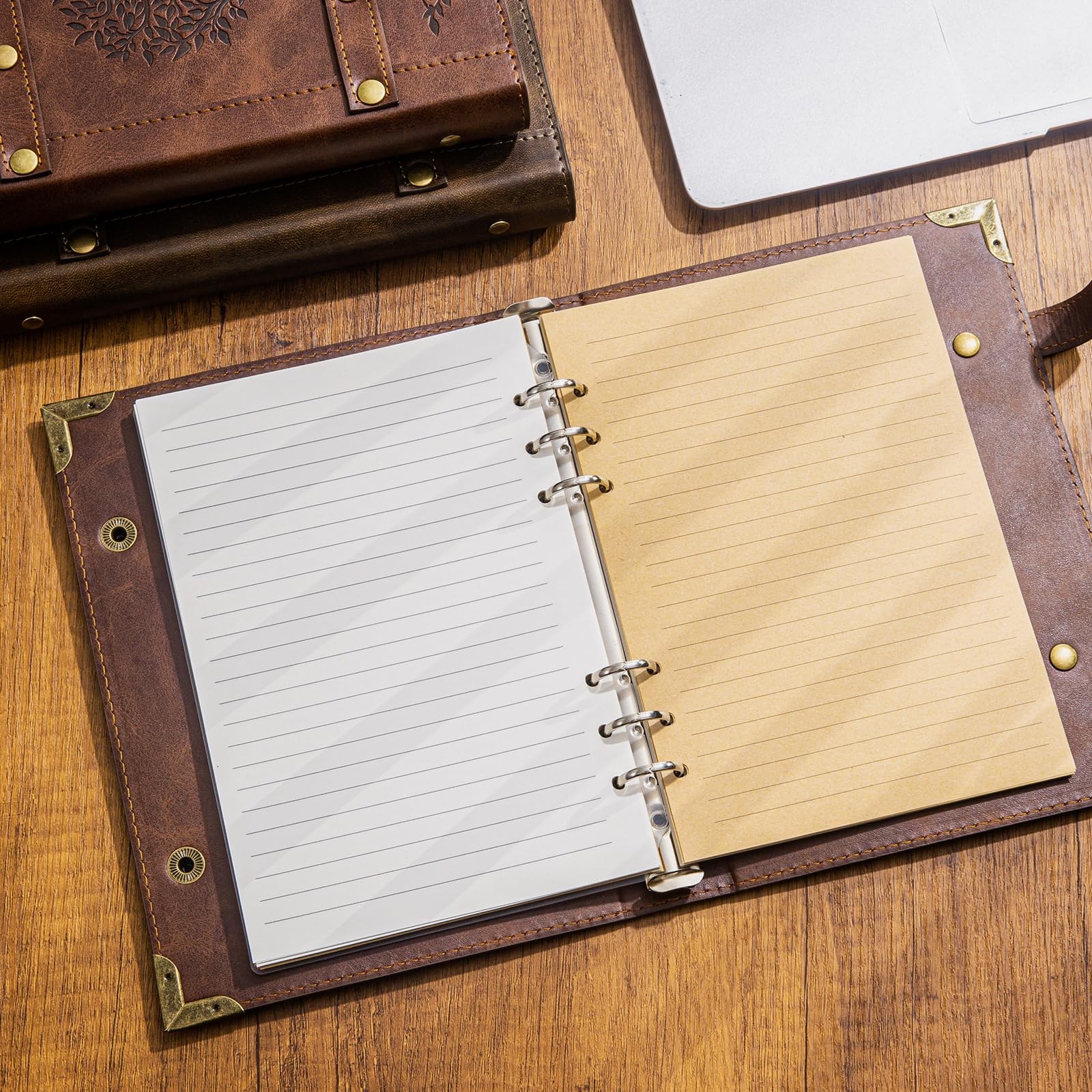 DUROTAN DND Notebook Wolf Journal For Men Women – 400 pages Vintage Leather
