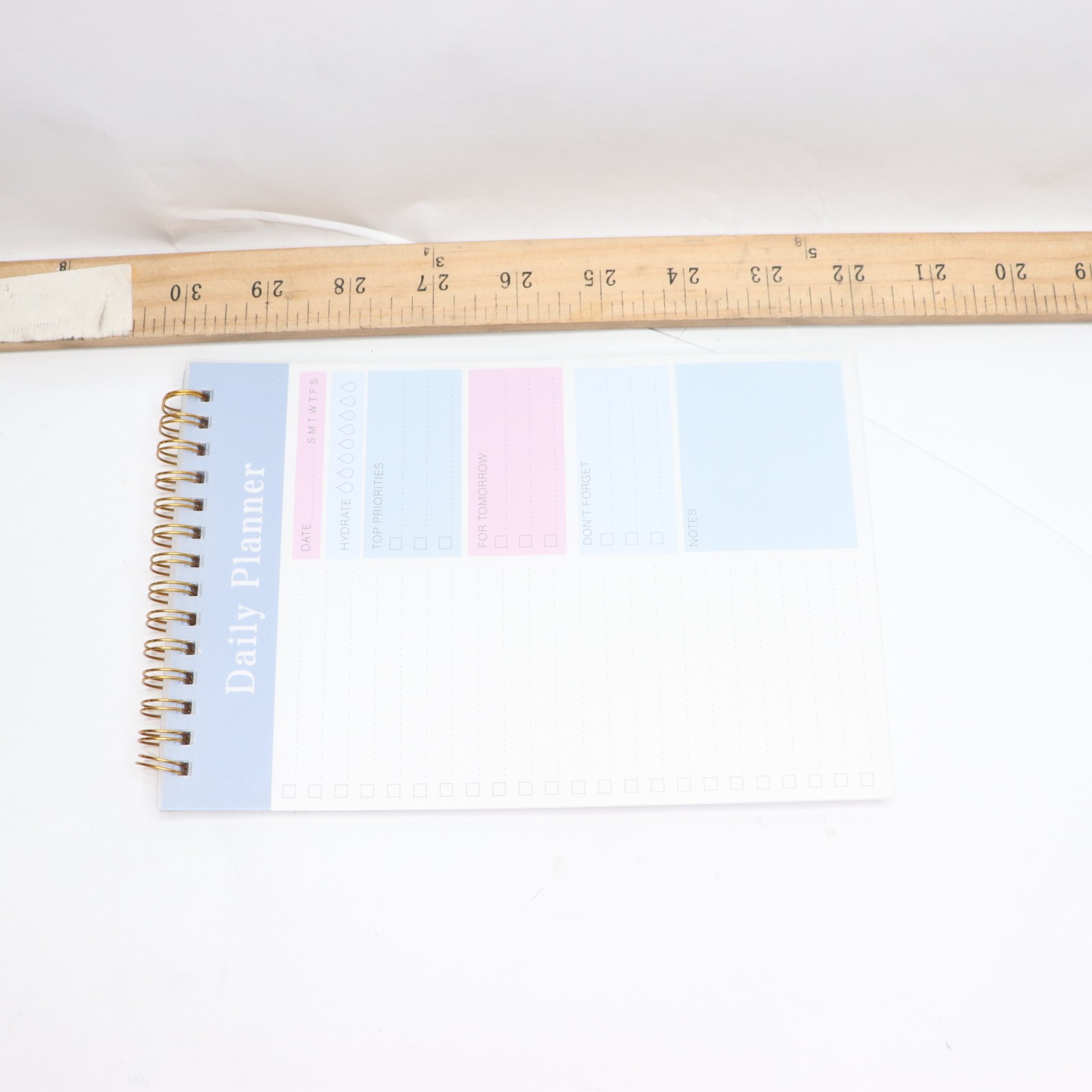 Daily Planner Notepad for Productivity Paper Lavender 7-7/8″ x 5-1/4″ – As Shown