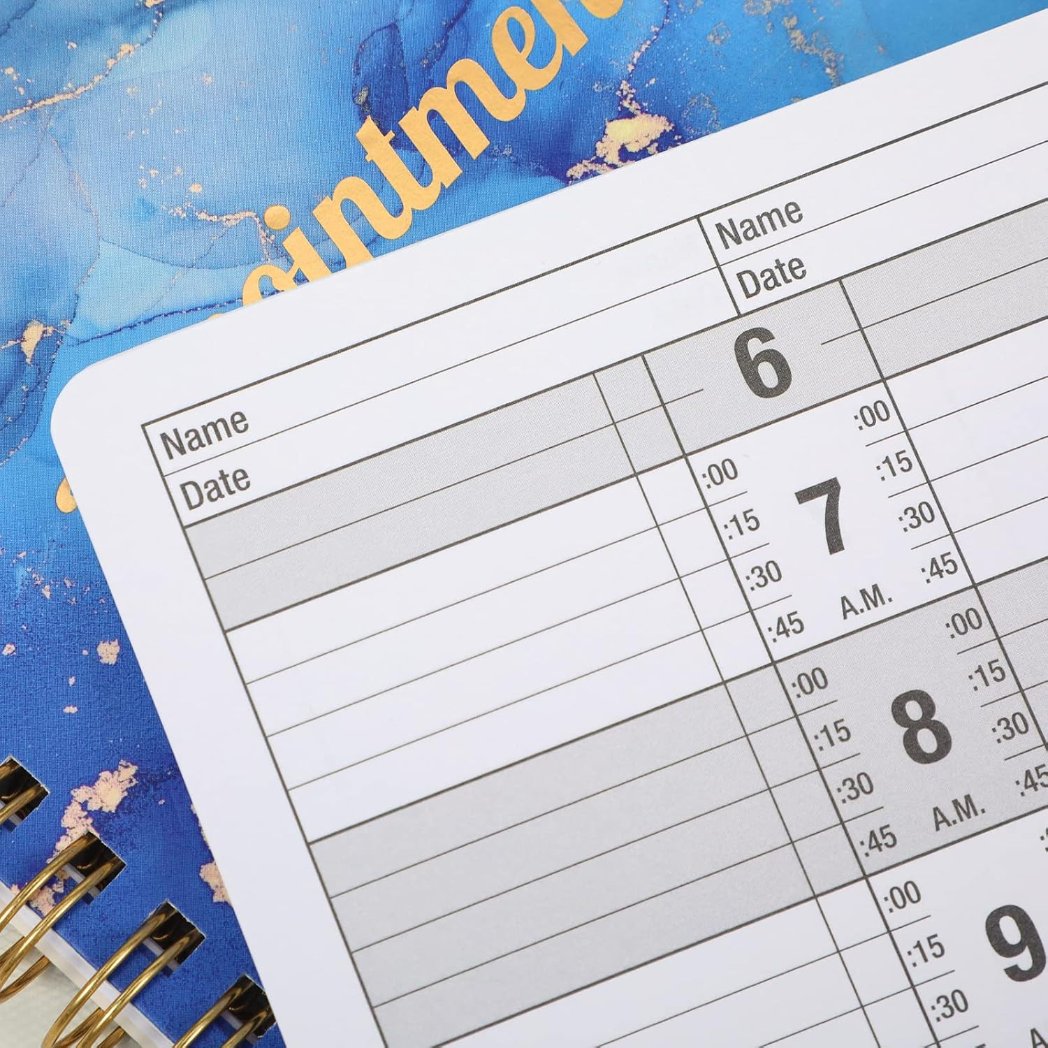 Appointment Book – Salon Appointment Planner, 11.5″ X 4.7″, 2 Columns Undated Pl