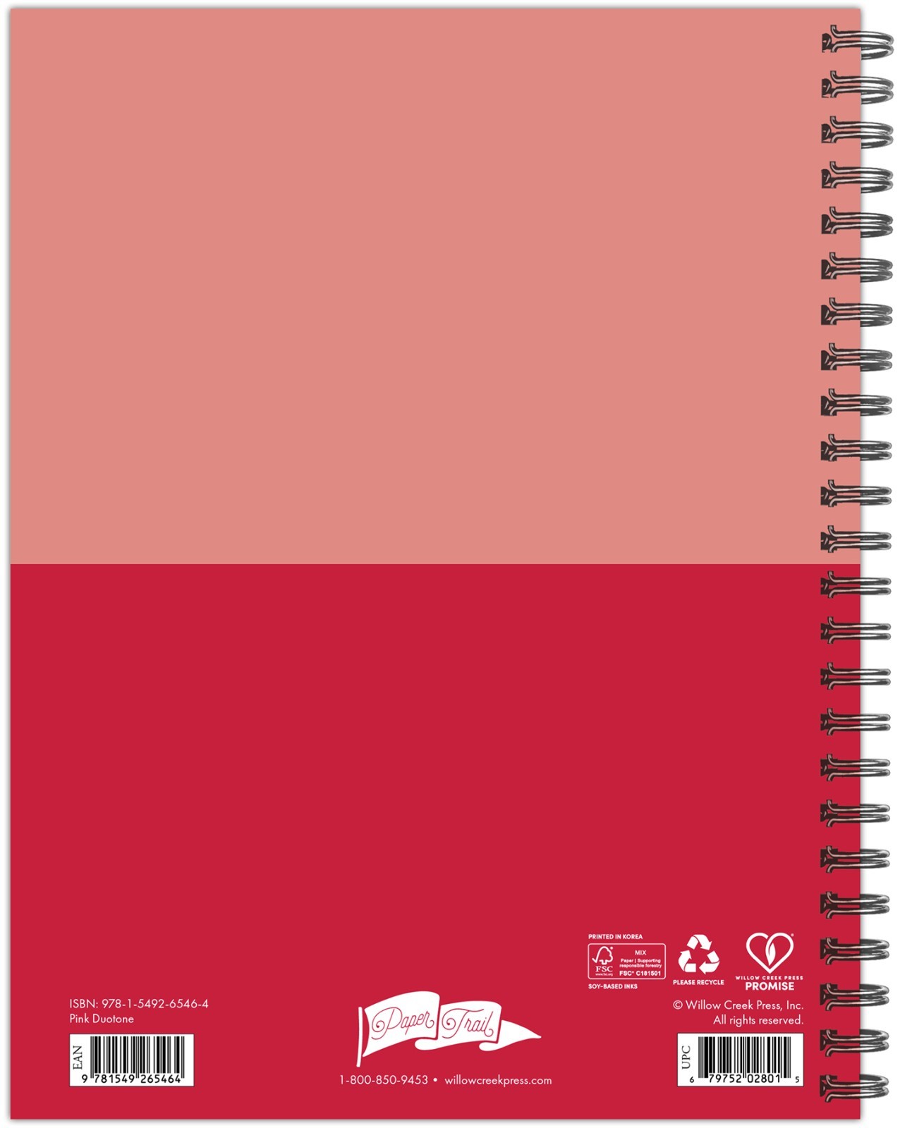 Pink Duotone Academic Year July 2026 – June 2027 6.5″ x 8.5″ Weekly Planner
