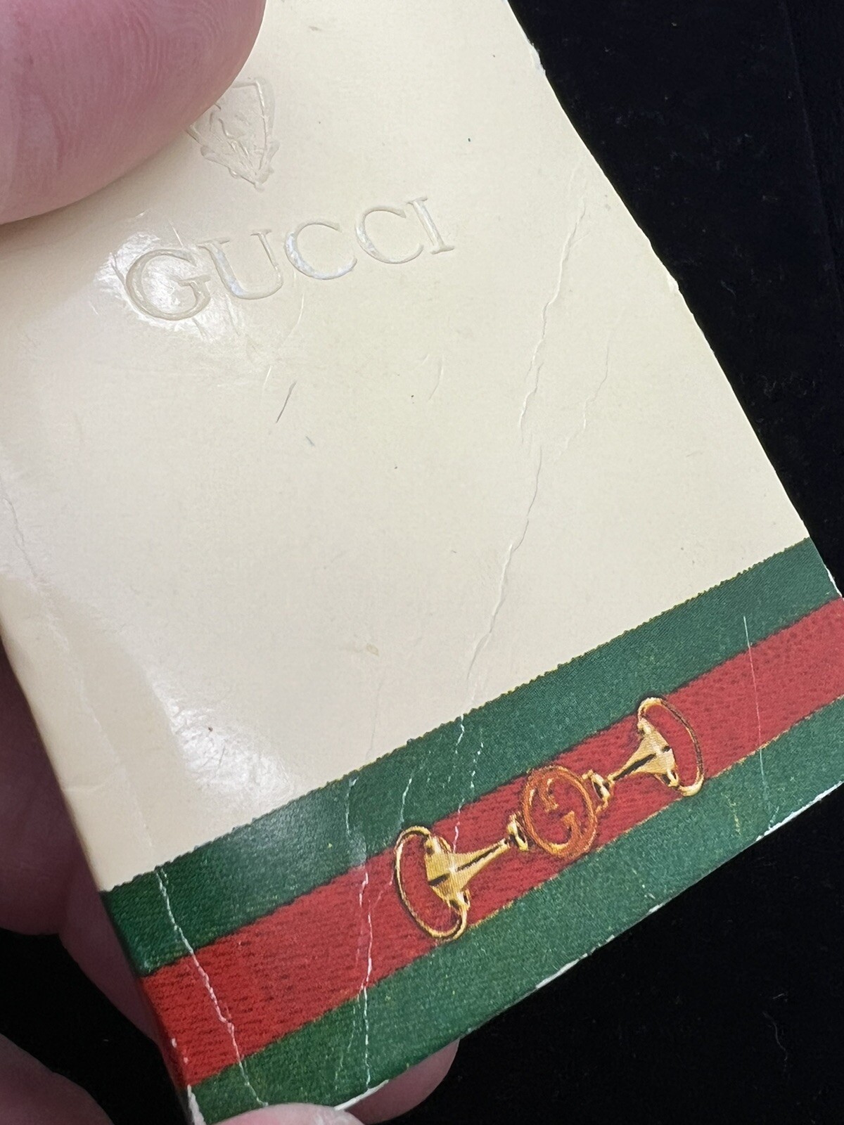 Vintage 1970-80s Unused Gucci Pocket Telephone Address Book Estate Fresh