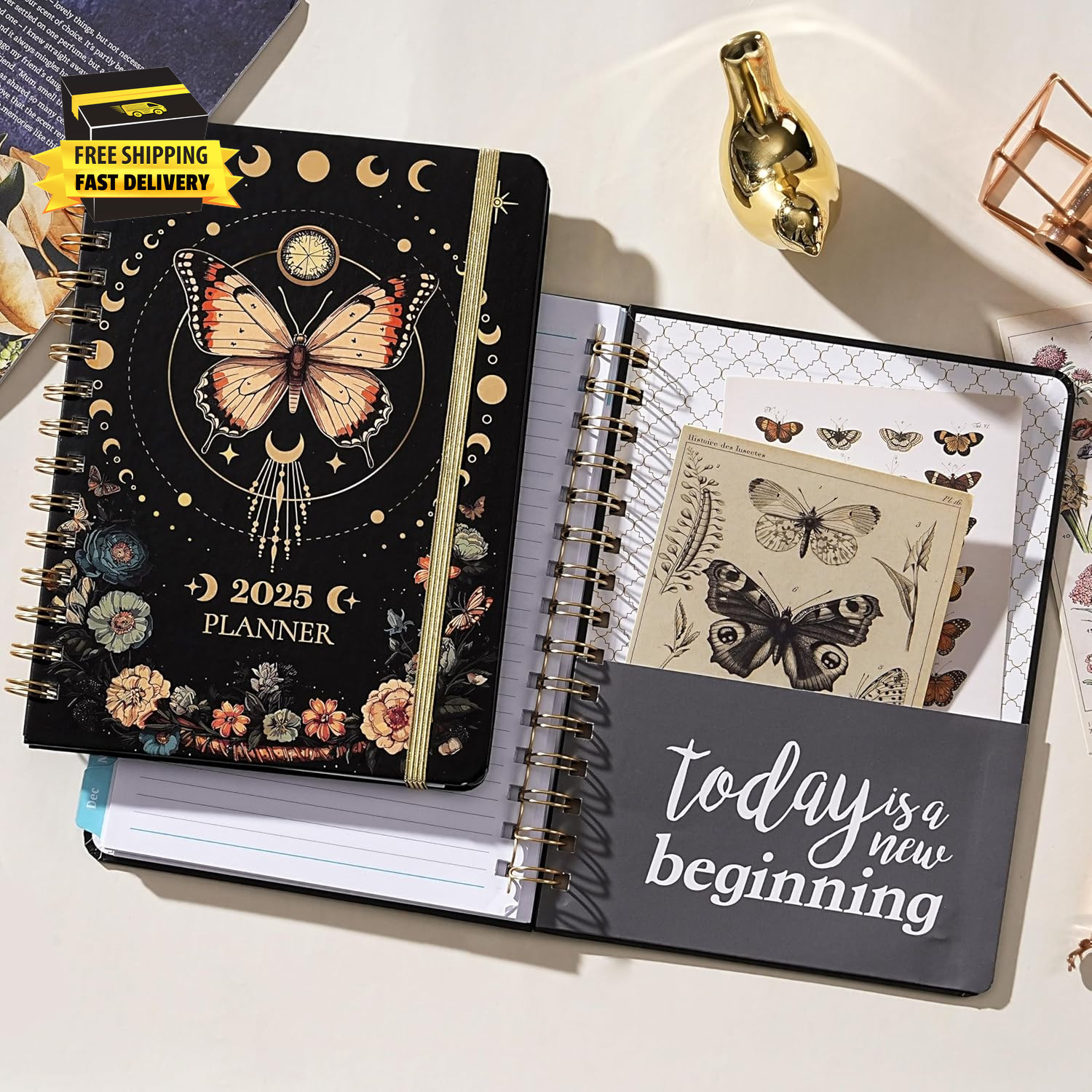 2025 Planner – Planner 2025, Jan.2025 – Dec.2025, 6.4″ X 8.5″, 2025 Planner Week