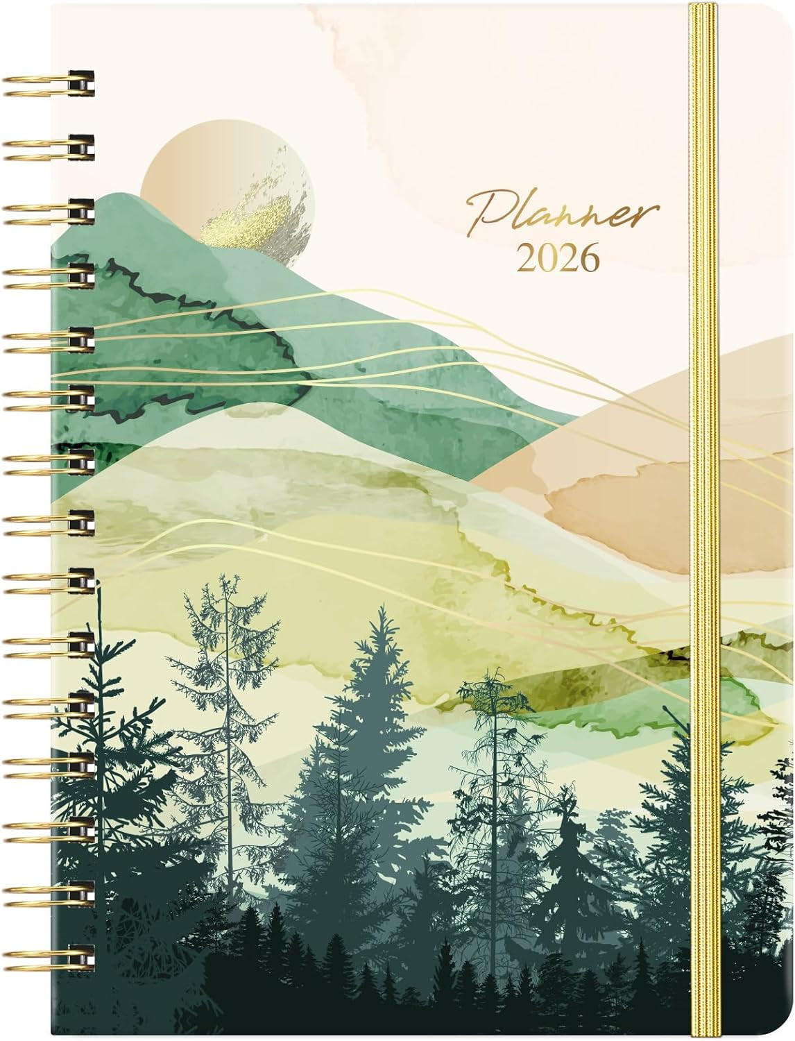 Planificador 2026 Semanal Mensual 6.4×8.5 Inch Calendario Meses de Cubierta