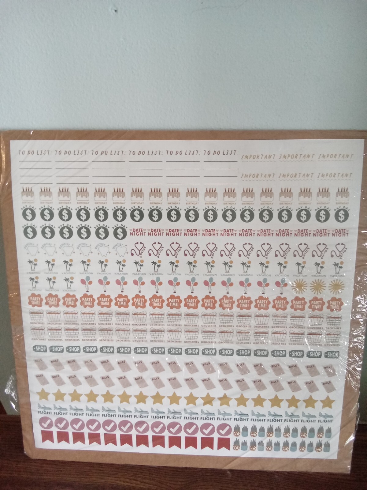 NEW Set of Calendar Planner Stickers