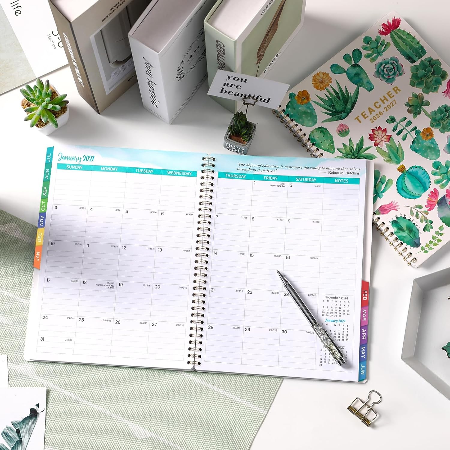Teacher Planner 2026-2027 – Teacher Lesson Planner 2026-2027, Jul. 2026 – Jun. 2