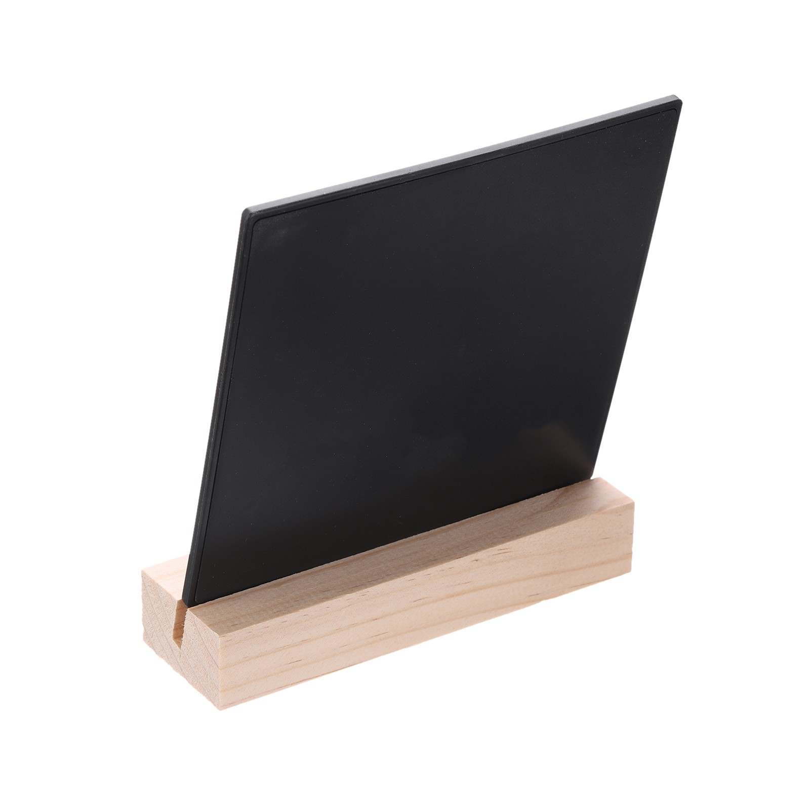 Wood Perpetual Calendar Desktop Acrylic Calendar Stand Black