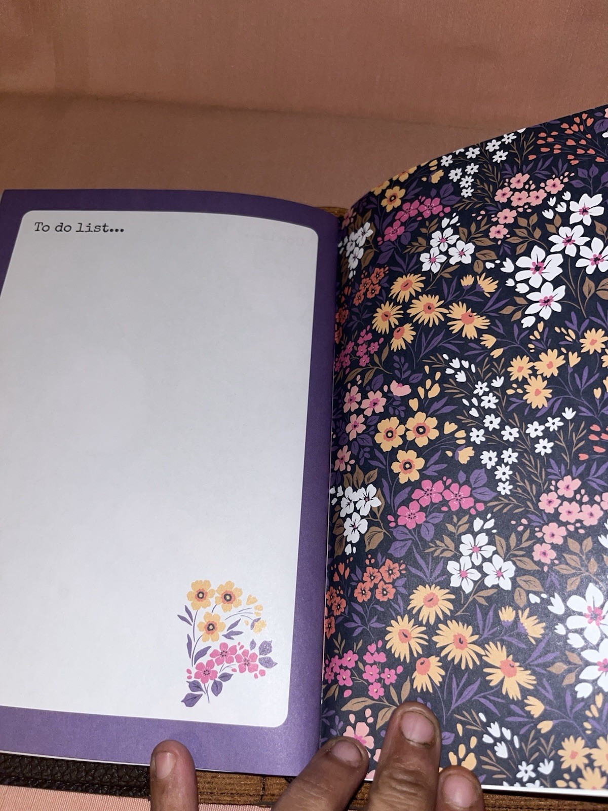 Jane’s Agenda Planner Journal with Brown leather pebble cover with 4 inserts