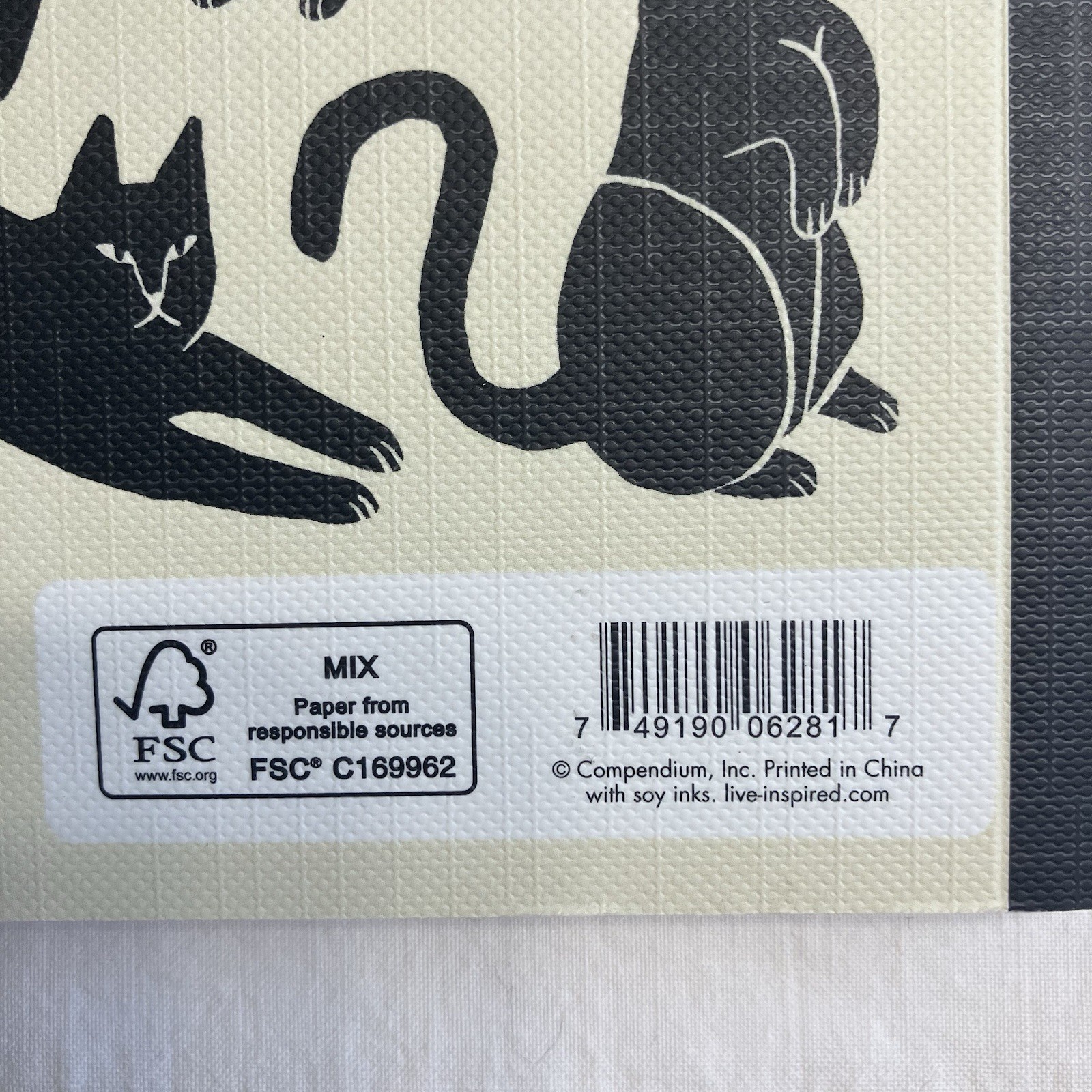 “There Are No Ordinary Cats” Colette 5×8″ Journal 128 Pages Lined NEW Compendium