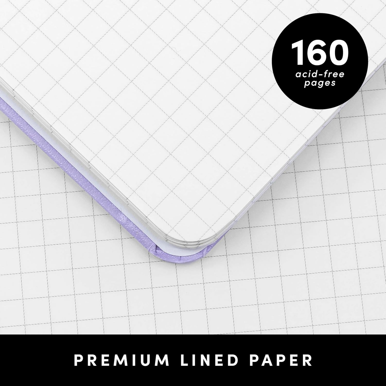 Graph Paper Spiral Notebook & Journal, (Blush), 160 Pages, Medium 5.5 inches x 8