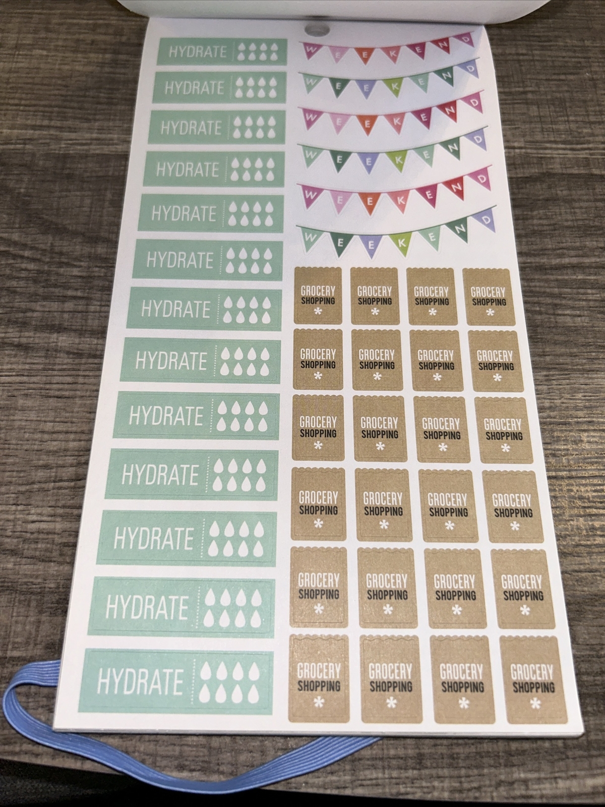MAMBI The Happy Planner Planner Basics Mini Sticker Book 1768 Pieces Value Pack