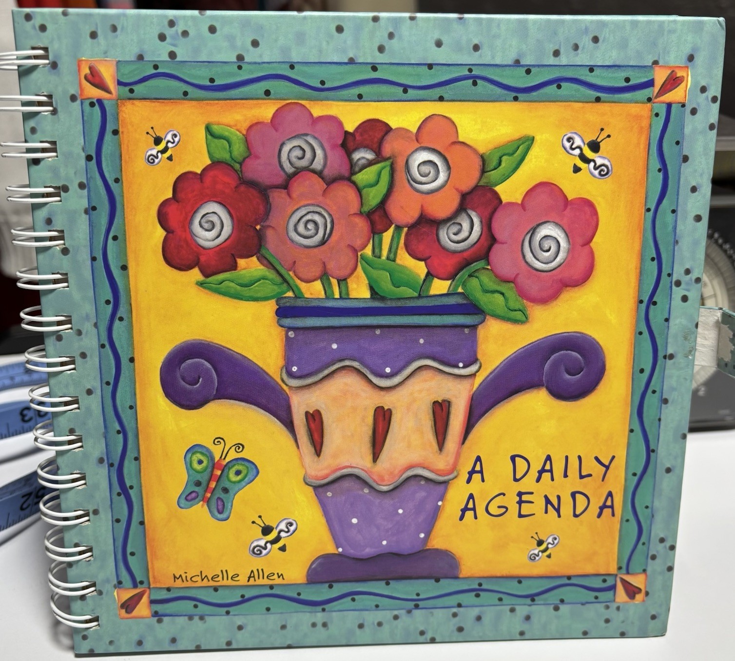 NEW “A Daily Agenda” by Michelle Allen, undated 52 week planner