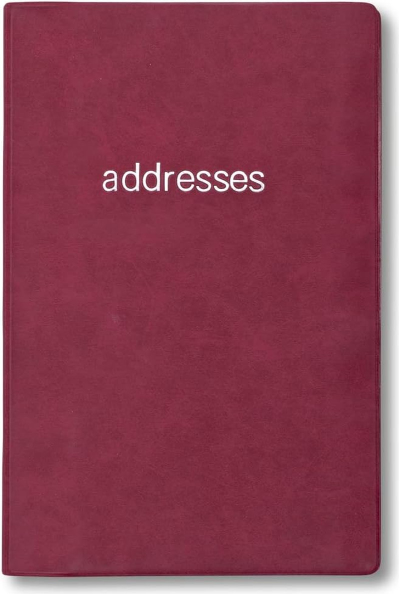 Telephone and Address Book; Large Print; Smooth Cover; Assorted Colors