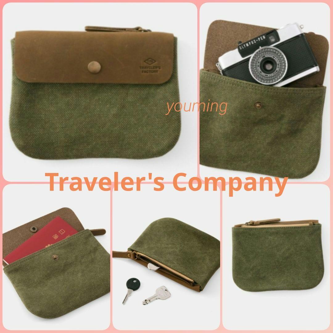 Traveler’s Company The Superior labor Canvas Pouch SS Olive Factory Notebook