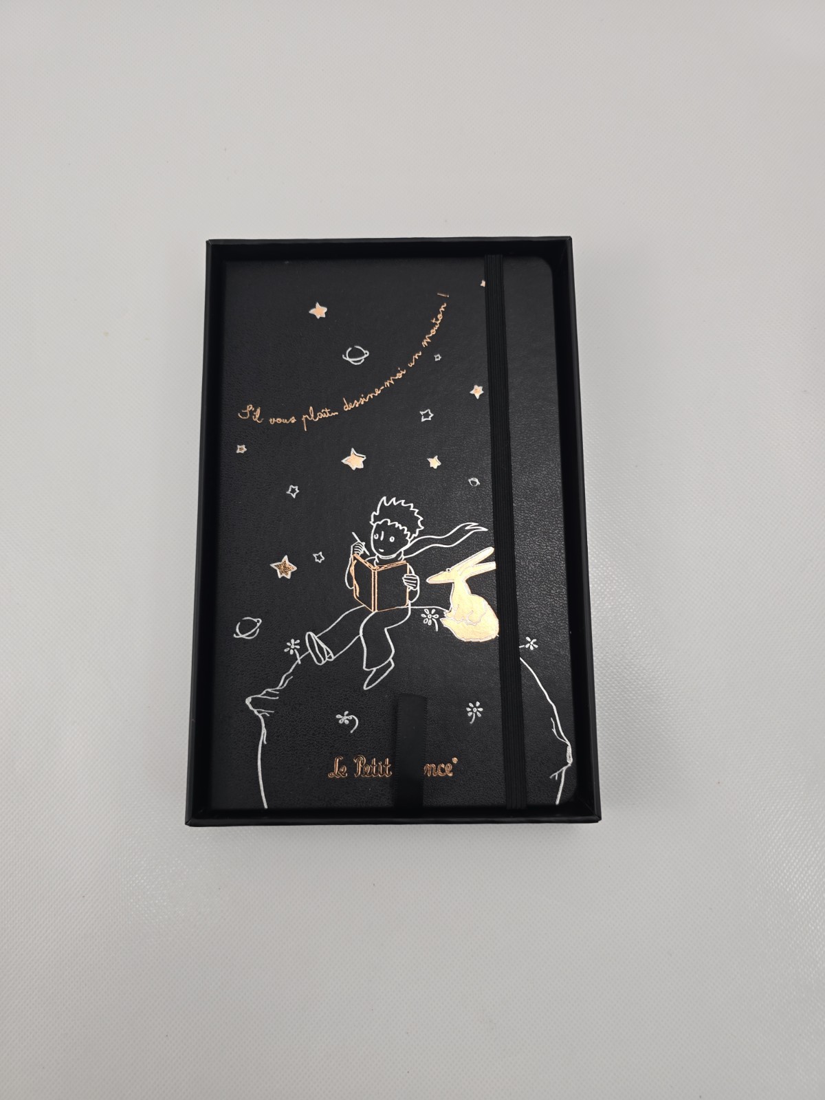 Moleskine Limited Edition Le Petit Prince Notebook, Large, Ruled, Black, Hard
