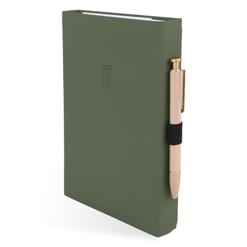 At a Glance Hardcover Planner Three Step Goal System Undated 12 Months Green