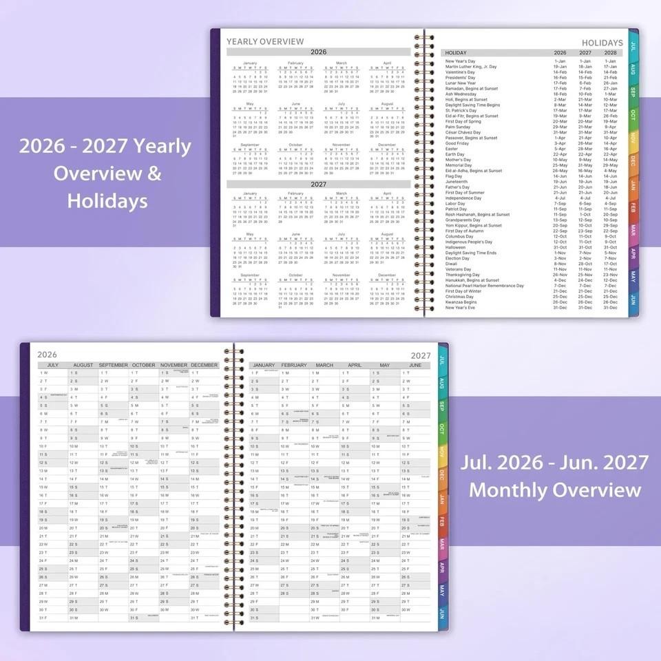 2026-2027 Appointment Book/planner – 8.2″ X 11″, Daily Planner from Jul. 2026…