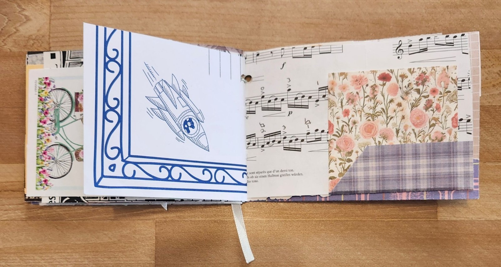 Colorful Handmade Junk Journal 60 pages