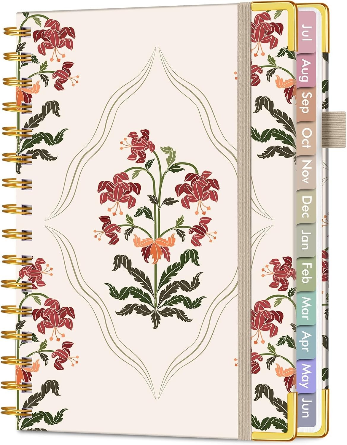2026-2027 Leather Academic Planner – A5 Weekly & Monthly Organizer for Students