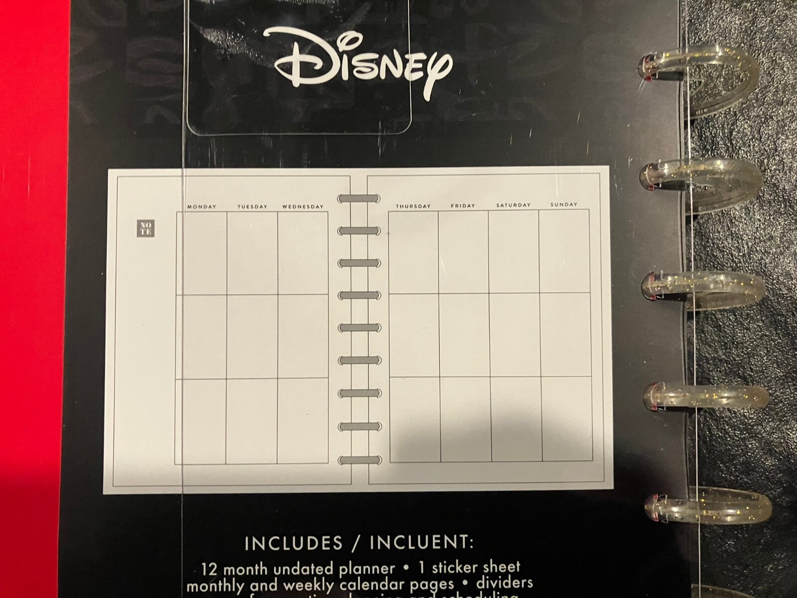 Disney Mickey Mouse & Minnie Mouse Everyday Beauty Classic 12 Month Planner New