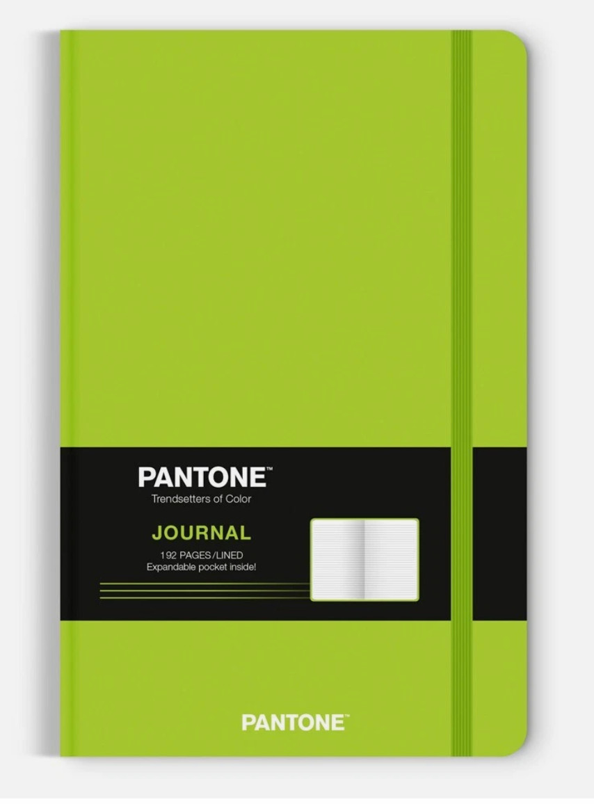 Pantone OFFICIAL | 5.25×8.25″ Lined Compact Journal 2 Red 1 Green 1 Lilac set