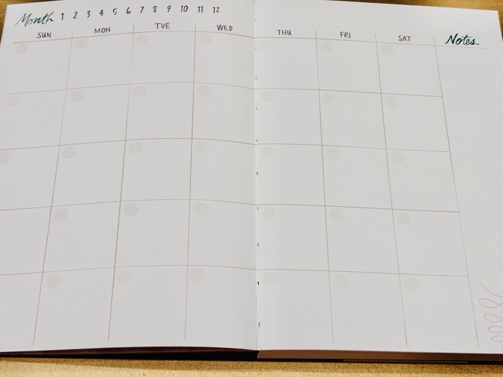 12 Month Undated Planner Today’s Going to be a FILL in the BLANKS Day Stickers