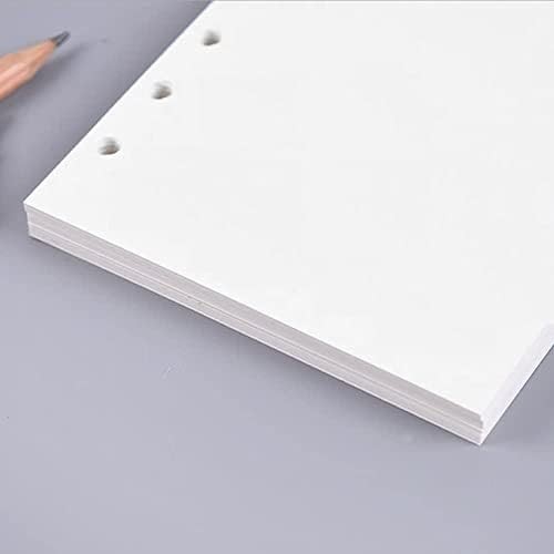 A6 Blank Refill Paper, 100 Sheets/200 Pages Loose Leaf Paper for Filofax Persona