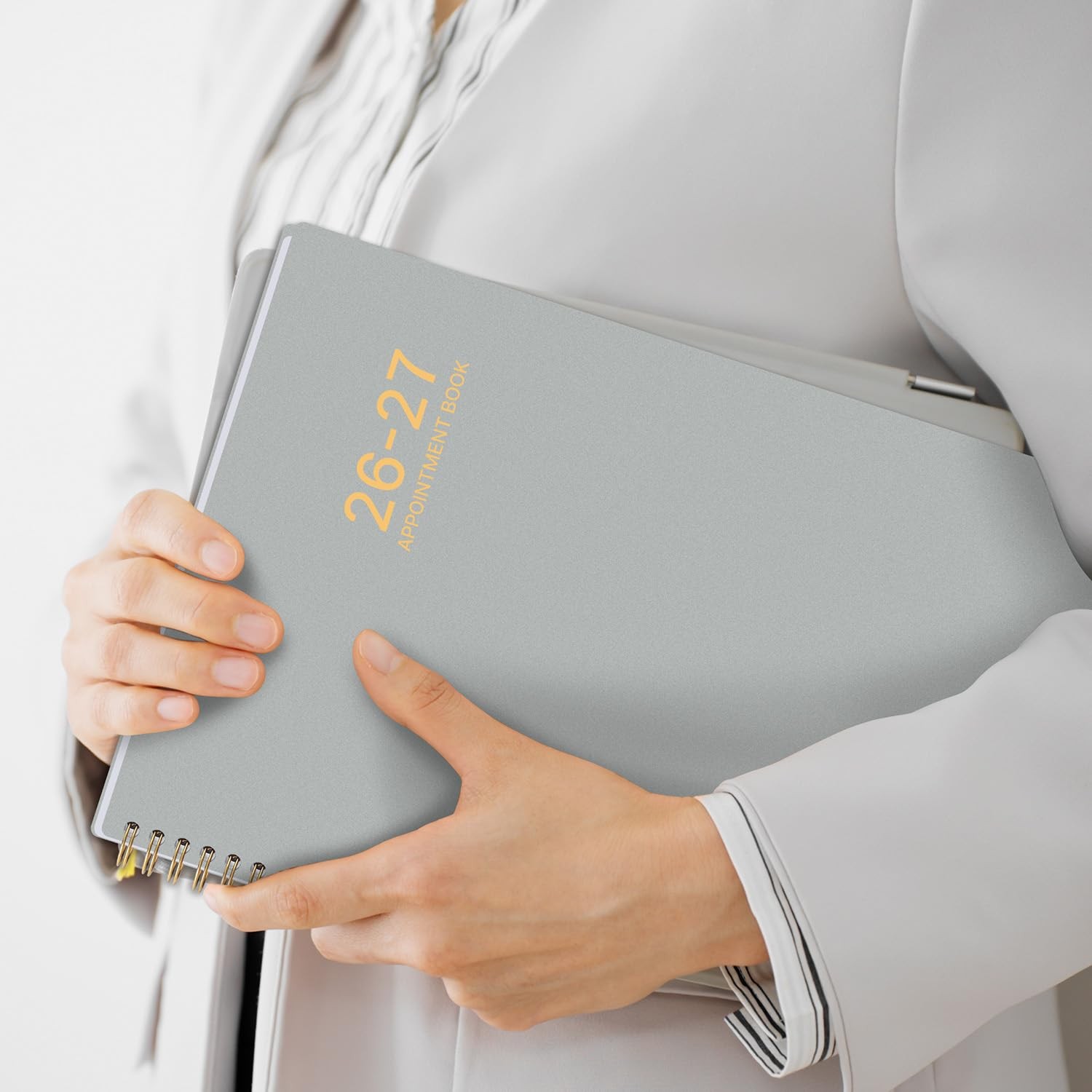 2026-2027 Appointment Book/Planner – Weekly & Monthly 9×11 inches, Grey