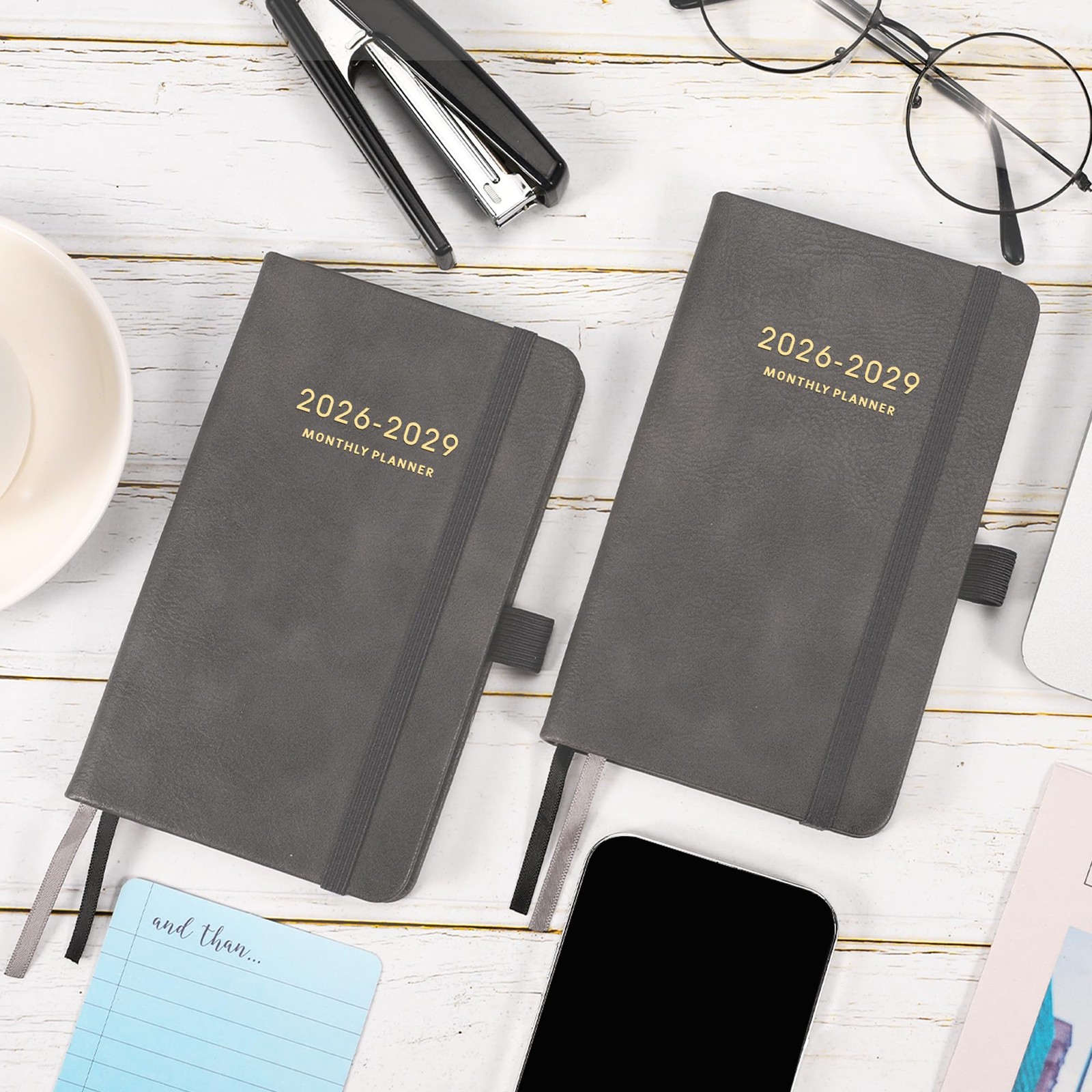 Pocket Planner 2026-2029 – Monthly Planner, 6.2×4 inches, Grey 1