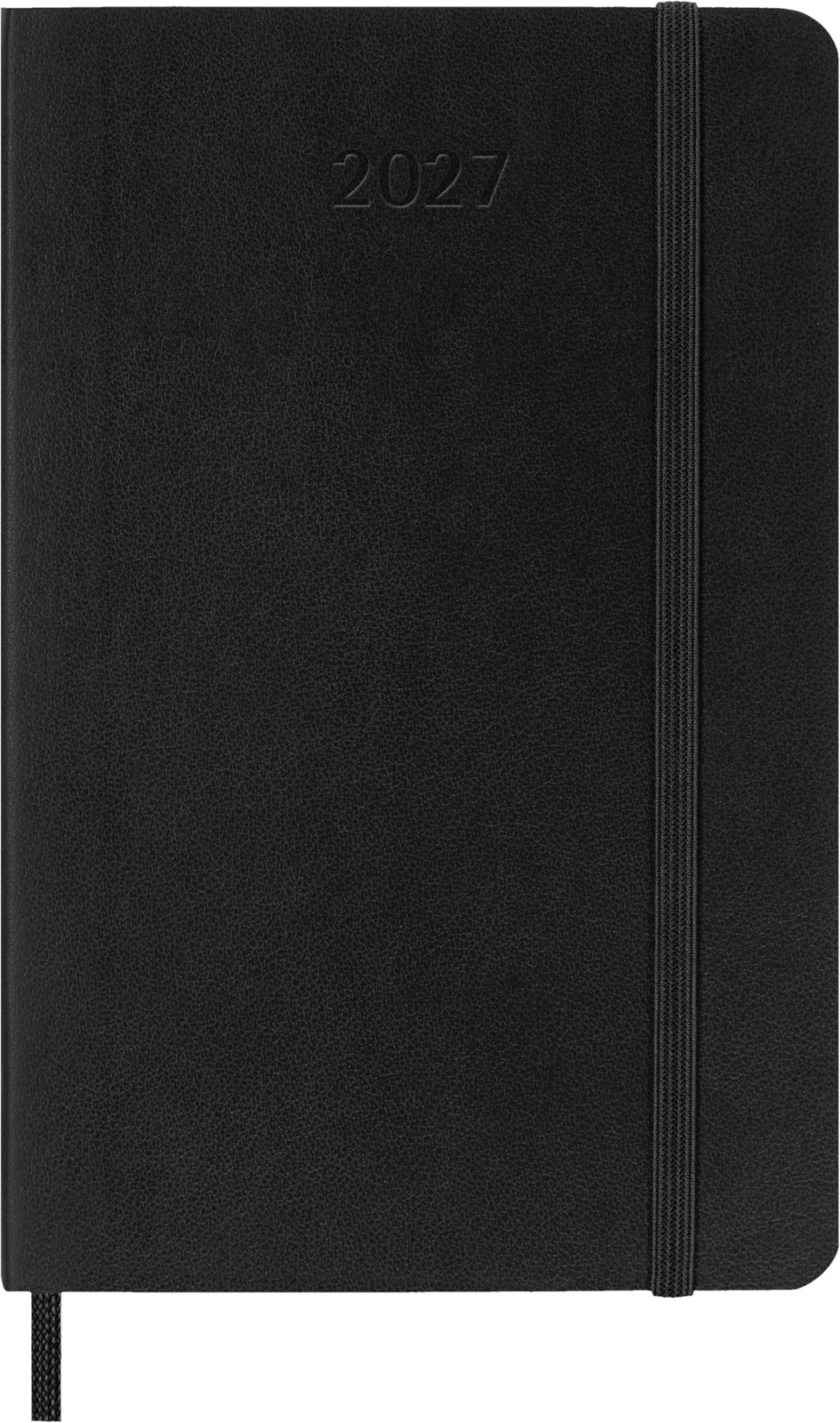 Moleskine Daily Planner 2027, Soft Cover 12 Month Diary with Elastic Closure, Po