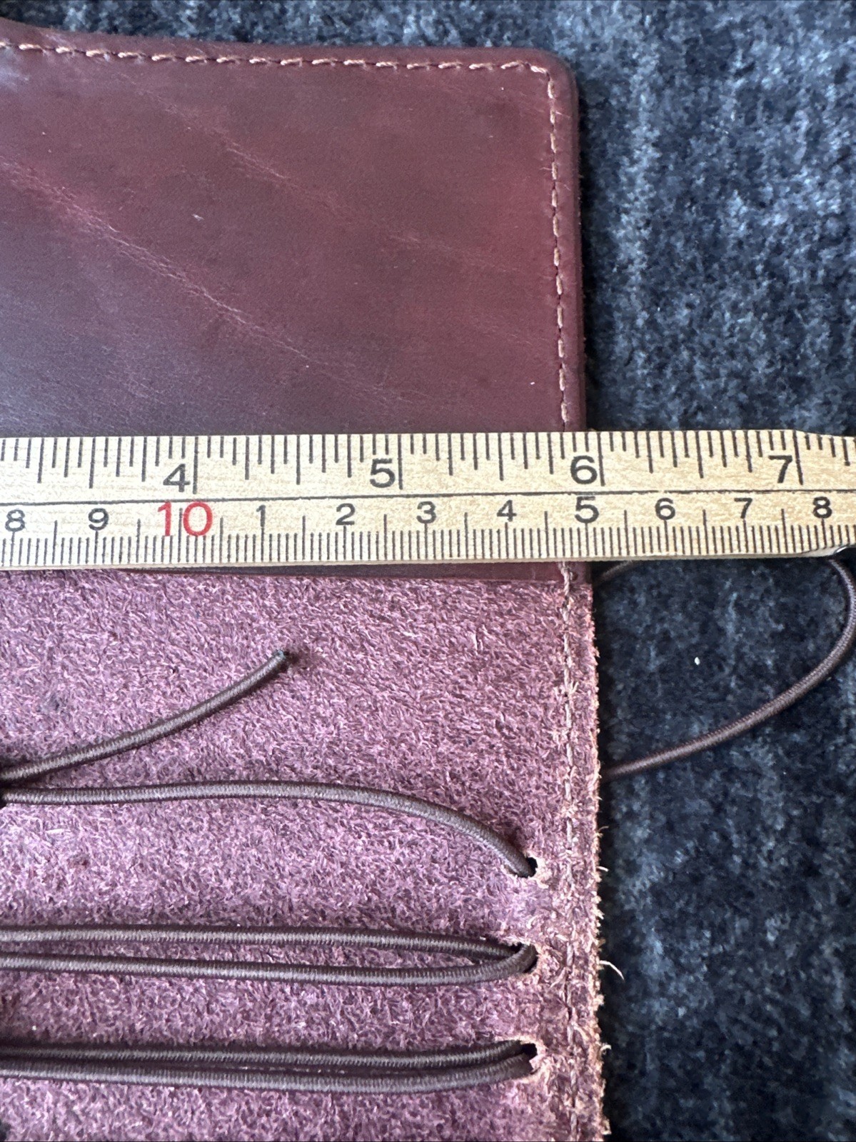 CHIC SPARROW Pocket Plus Leather Oxblood Red Travelers Notebook
